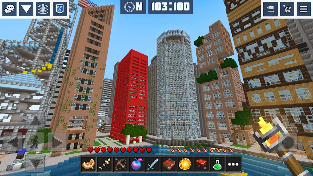 Block Craft World:Planet Craft МОД/Взлом [Много денег, Монет и Все открыто] Screenshot 3