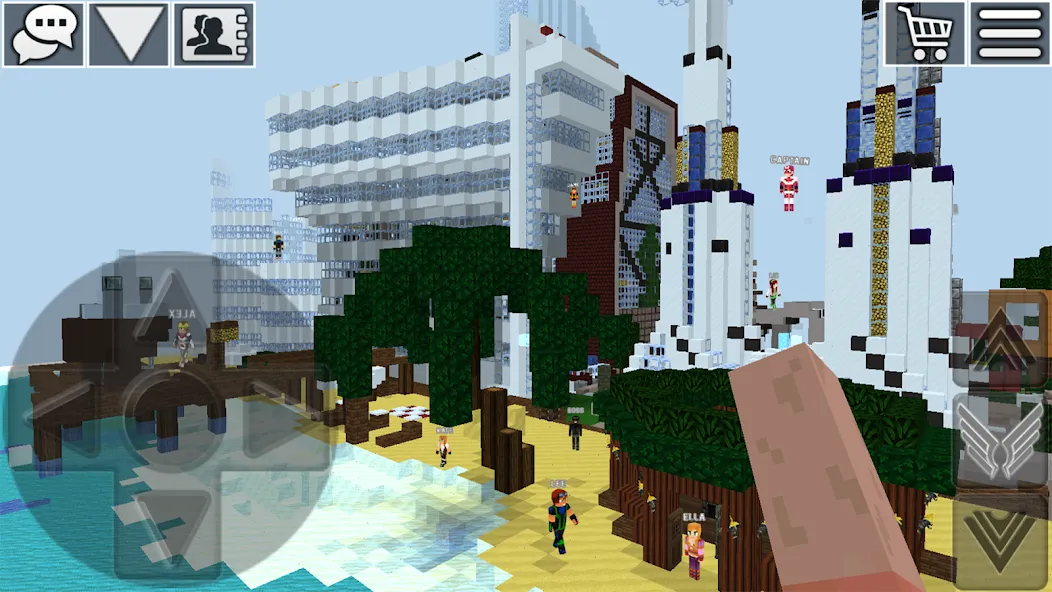 World Craft: Block Craftsman МОД/Взлом [Все открыто, Дополнительные деньги и Меню MOD] Screenshot 3