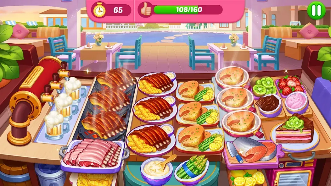 Crazy Cooking Diner: Chef Game (Крейзи кукинг дайнер) МОД/Взлом [Деньги, Монеты и Меню MOD] Screenshot 4