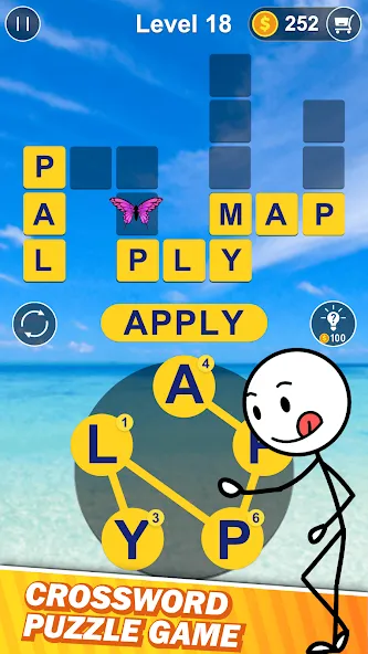 Word Connect - Word Search (Уорд Коннект) МОД/Взлом [Много монет, Открытые уровни и Мега MOD] Screenshot 3