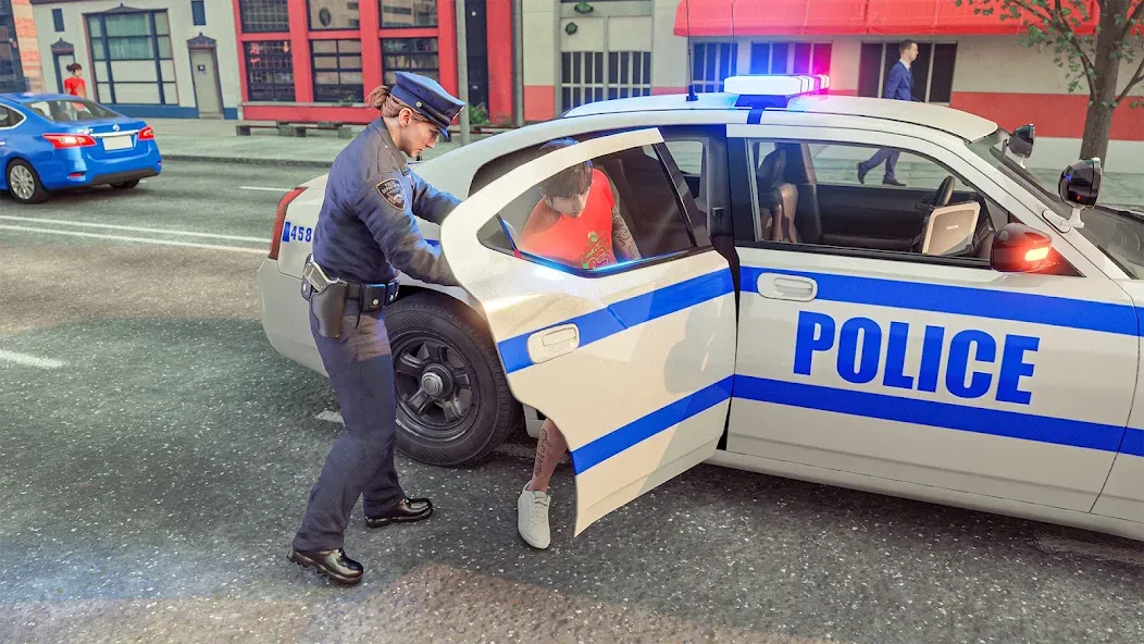 Police Simulator Job Cop Game МОД/Взлом [Много монет, Открытые уровни и Мега MOD] Screenshot 2