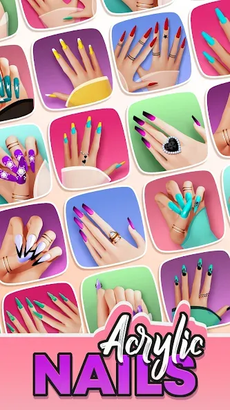 Acrylic Nails! МОД/Взлом [Бесконечные деньги, Монеты и Мега MOD] Screenshot 1