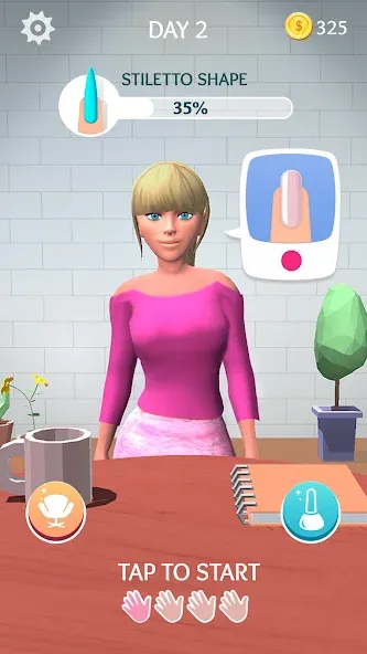Acrylic Nails! МОД/Взлом [Бесконечные деньги, Монеты и Мега MOD] Screenshot 2