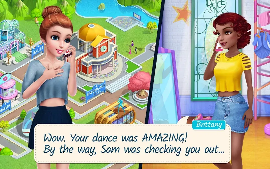 Dance School Stories МОД/Взлом [Много денег, Монет и Все открыто] Screenshot 2