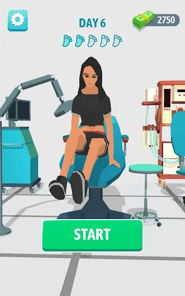 Foot Clinic - ASMR Feet Care (Фут Клиник) МОД/Взлом [Много денег, Монет и Все открыто] Screenshot 1