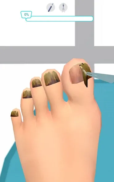 Foot Clinic - ASMR Feet Care (Фут Клиник) МОД/Взлом [Много денег, Монет и Все открыто] Screenshot 3