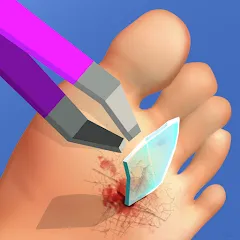 Скачать Взломанная Foot Clinic - ASMR Feet Care на Андроид (Много денег)