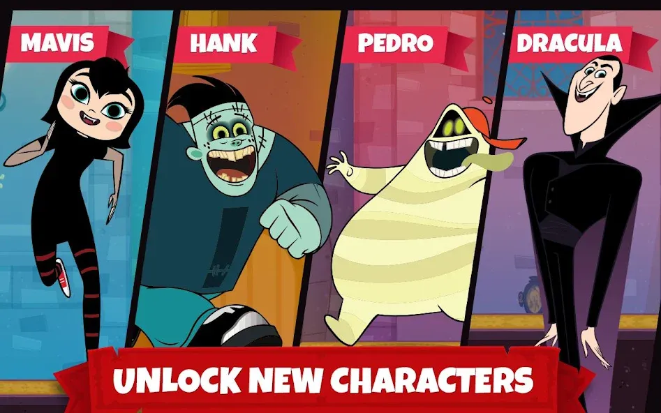 Hotel Transylvania Adventures МОД/Взлом [Меню, Бесконечные монеты и Открытые уровни] Screenshot 2