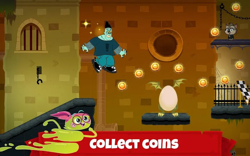 Hotel Transylvania Adventures МОД/Взлом [Меню, Бесконечные монеты и Открытые уровни] Screenshot 4