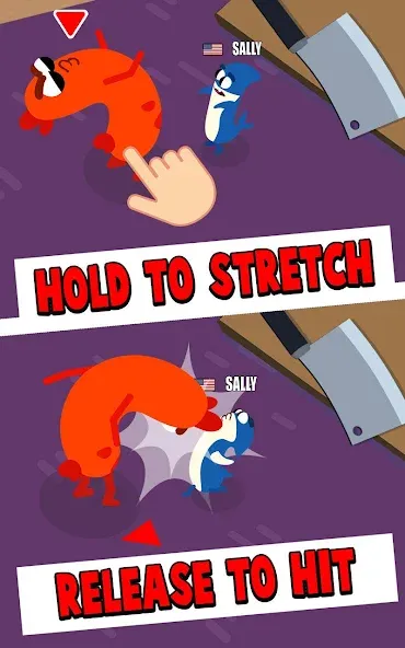 Sausage Wars.io МОД/Взлом [Меню, Бесконечные монеты и Открытые уровни] Screenshot 2