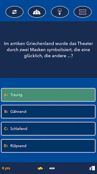 Super Quiz - Wissens Deutsch (упер квиз) МОД/Взлом [Бесконечные деньги, Монеты и Мега MOD] Screenshot 2