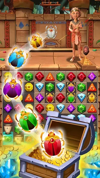 Jewel Ancient 2: lost gems (Джуэл Эншиент 2) МОД/Взлом [Все открыто, Дополнительные деньги и Меню MOD] Screenshot 1