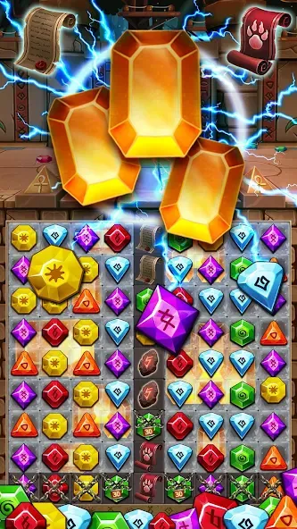 Jewel Ancient 2: lost gems (Джуэл Эншиент 2) МОД/Взлом [Все открыто, Дополнительные деньги и Меню MOD] Screenshot 2