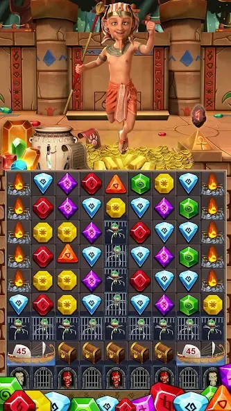 Jewel Ancient 2: lost gems (Джуэл Эншиент 2) МОД/Взлом [Все открыто, Дополнительные деньги и Меню MOD] Screenshot 4