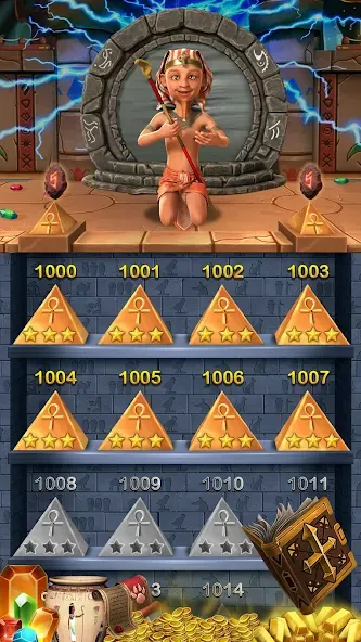 Jewel Ancient 2: lost gems (Джуэл Эншиент 2) МОД/Взлом [Все открыто, Дополнительные деньги и Меню MOD] Screenshot 5
