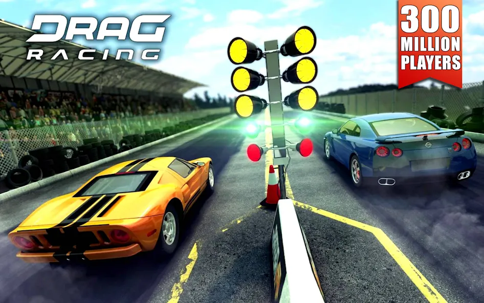 Drag Racing (Драгрейсинг) МОД/Взлом [Меню, Бесконечные монеты и Открытые уровни] Screenshot 4