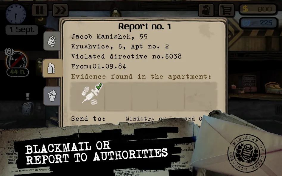 Beholder: Adventure (Бихолдер) МОД/Взлом [Меню, Бесконечные монеты и Открытые уровни] Screenshot 2