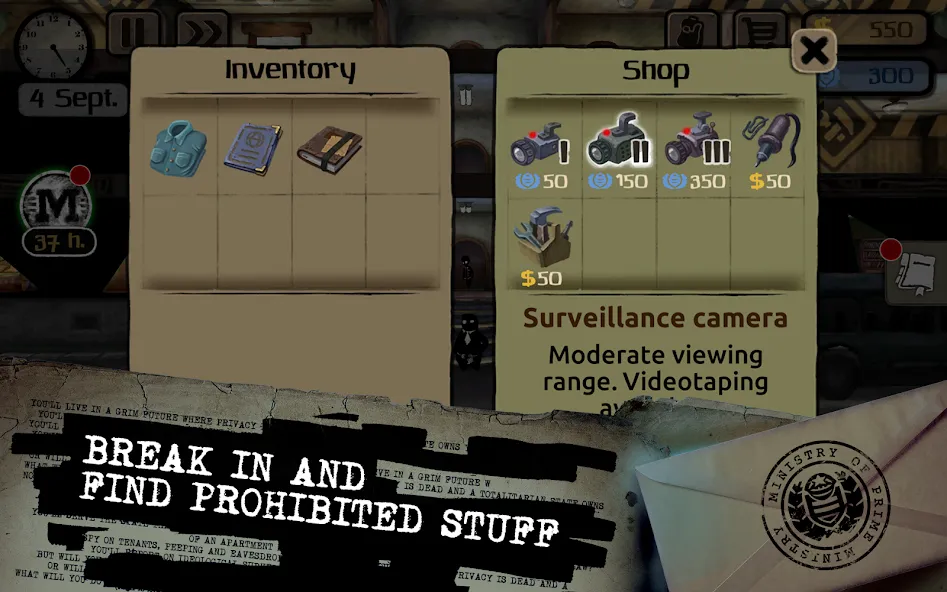 Beholder: Adventure (Бихолдер) МОД/Взлом [Меню, Бесконечные монеты и Открытые уровни] Screenshot 4