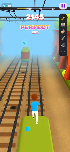 Melody Run - Cute Popcat Music (Мелодия Ран) МОД/Взлом [Деньги, Монеты и Меню MOD] Screenshot 3