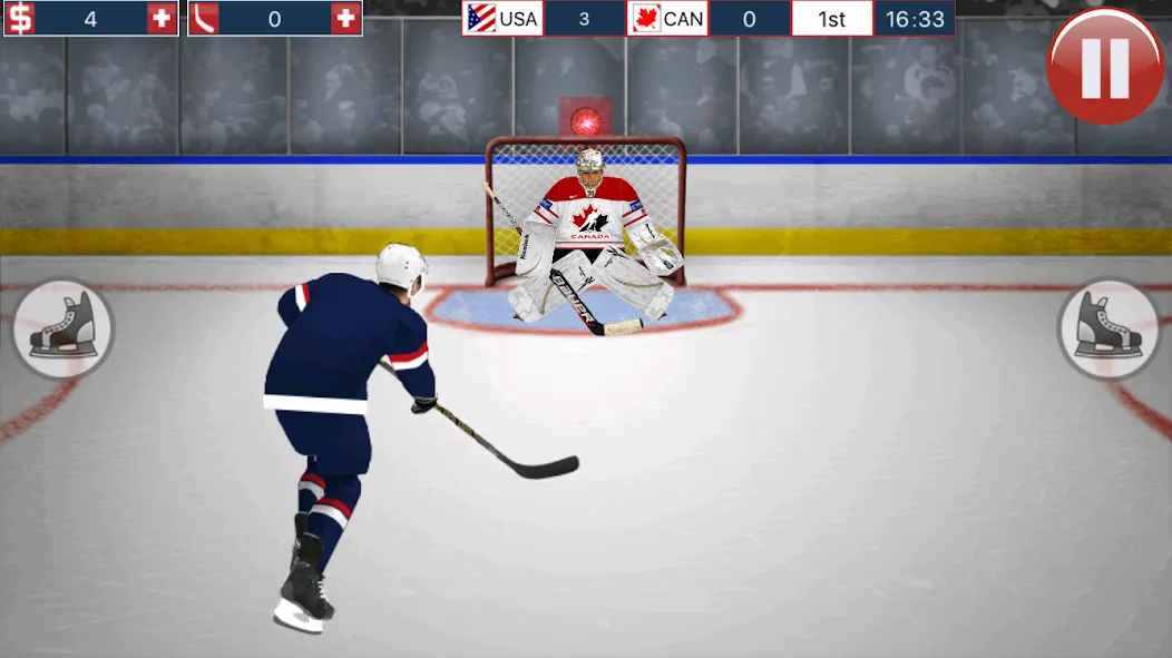 Hockey MVP (Хоккей МВП) МОД/Взлом [Бесконечные деньги, Монеты и Мега MOD] Screenshot 1