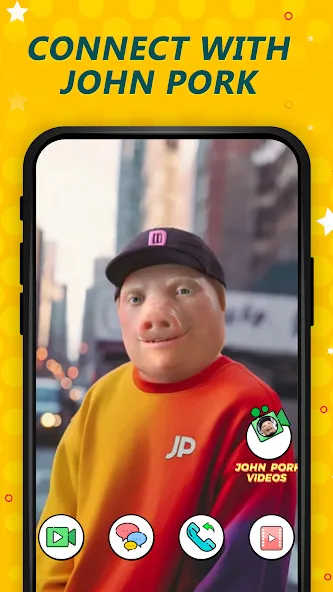 John Pork In Video Call (Джон Порк ин Видео Колл) МОД/Взлом [Бесконечные деньги, Монеты и Мега MOD] Screenshot 1