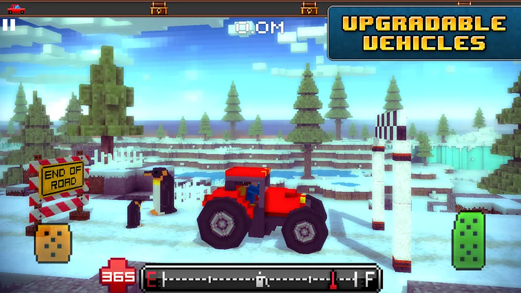 Blocky Roads (Блоки Роадс) МОД/Взлом [Бесконечные деньги, Монеты и Мега MOD] Screenshot 5
