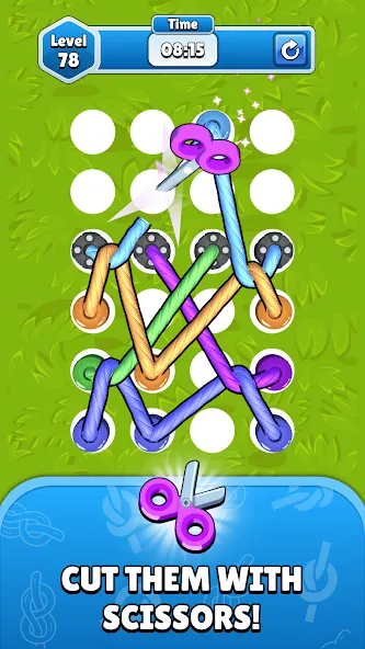 Twisted Tangle (Твистед Тэнгл) МОД/Взлом [Бесконечные деньги, Монеты и Мега MOD] Screenshot 2