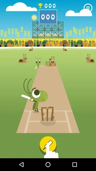 Doodle Cricket - Cricket Game (Дудл Крикет) МОД/Взлом [Бесконечные деньги, Монеты и Мега MOD] Screenshot 1