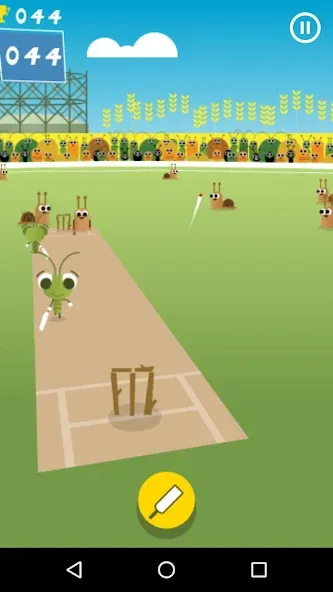 Doodle Cricket - Cricket Game (Дудл Крикет) МОД/Взлом [Бесконечные деньги, Монеты и Мега MOD] Screenshot 3