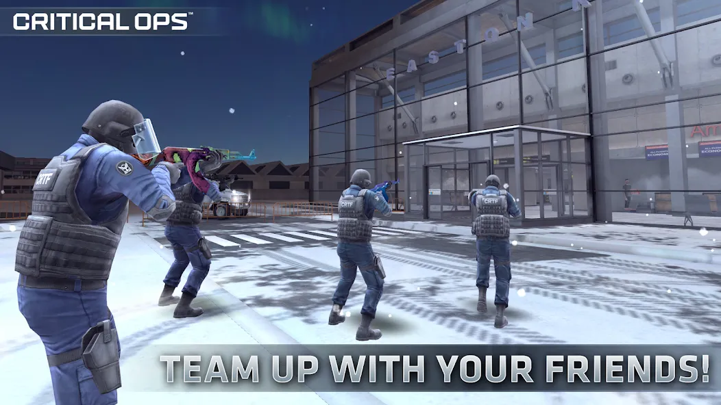Critical Ops: Multiplayer FPS (Критикал Опс) МОД/Взлом [Деньги, Монеты и Меню MOD] Screenshot 2