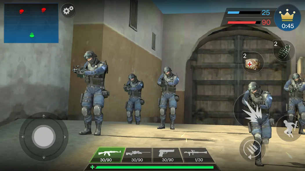 Counter Strike Offline : CS (КаунтерСтрайк) МОД/Взлом [Меню, Бесконечные монеты и Открытые уровни] Screenshot 2