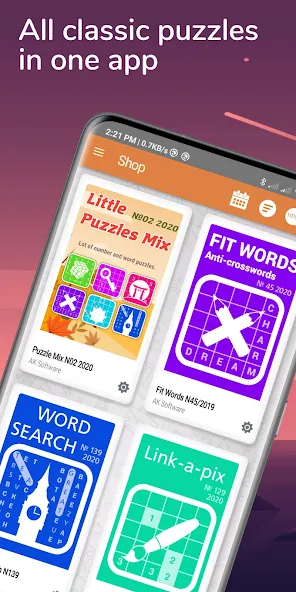 Puzzle Book: Daily puzzle page МОД/Взлом [Бесконечные деньги, Монеты и Мега MOD] Screenshot 1