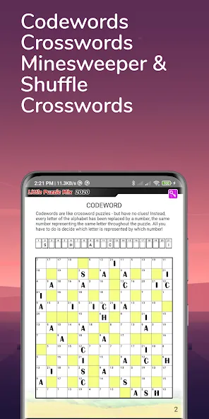 Puzzle Book: Daily puzzle page МОД/Взлом [Бесконечные деньги, Монеты и Мега MOD] Screenshot 3