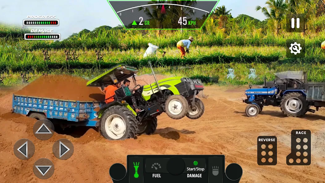 Tractor Simulator Farm Games (Фарминг игры) МОД/Взлом [Много денег, Монет и Все открыто] Screenshot 2