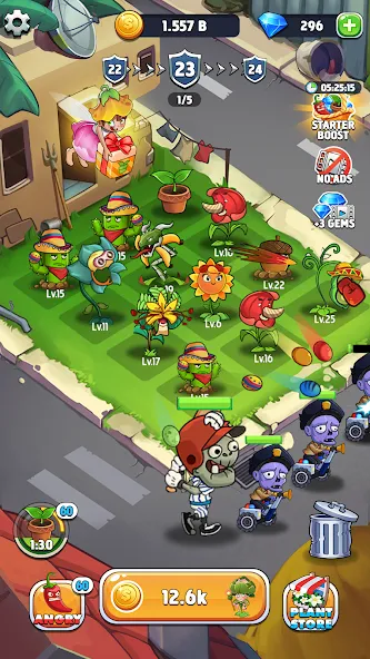 Merge Plants – Monster Defense (Мерж Плантс) МОД/Взлом [Деньги, Монеты и Меню MOD] Screenshot 5