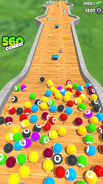 Bump Pop (Бамп Поп) МОД/Взлом [Меню, Бесконечные монеты и Открытые уровни] Screenshot 1