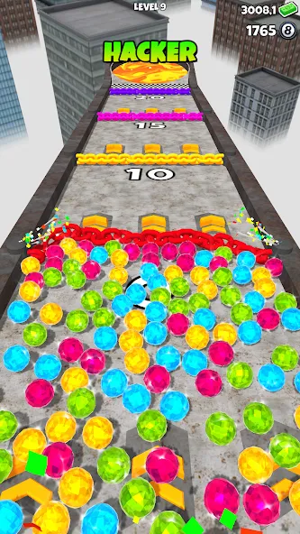 Bump Pop (Бамп Поп) МОД/Взлом [Меню, Бесконечные монеты и Открытые уровни] Screenshot 3