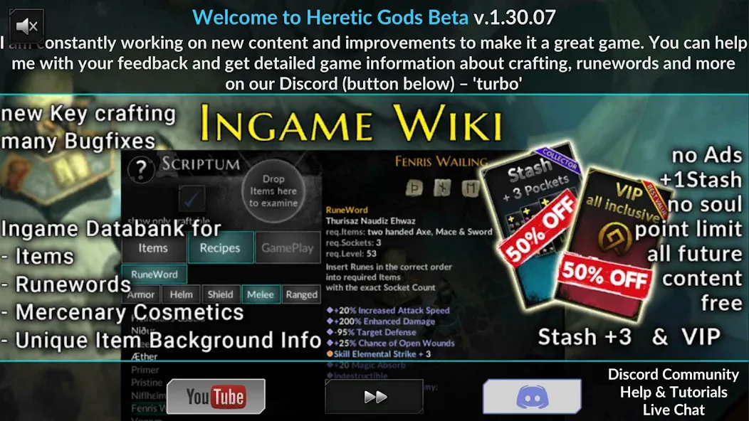 HERETIC GODS (ХЕРЕТИЧЕСКИЕ БОГИ) МОД/Взлом [Все открыто, Дополнительные деньги и Меню MOD] Screenshot 3