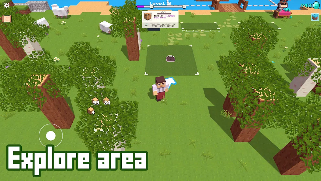 CubeCrafter (Кьюбкрафт) МОД/Взлом [Бесконечные деньги, Монеты и Мега MOD] Screenshot 1