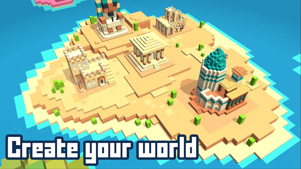 CubeCrafter (Кьюбкрафт) МОД/Взлом [Бесконечные деньги, Монеты и Мега MOD] Screenshot 4