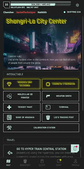 CyberCode Online -Text MMORPG (СайберКод Онлайн) МОД/Взлом [Много денег, Монет и Все открыто] Screenshot 4