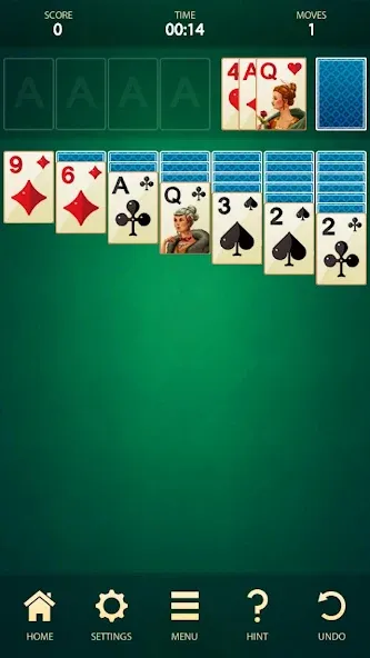 Classic Solitaire: Card Games (Классический пасьянс) МОД/Взлом [Деньги, Монеты и Меню MOD] Screenshot 1