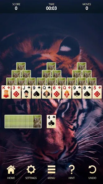 Classic Solitaire: Card Games (Классический пасьянс) МОД/Взлом [Деньги, Монеты и Меню MOD] Screenshot 4