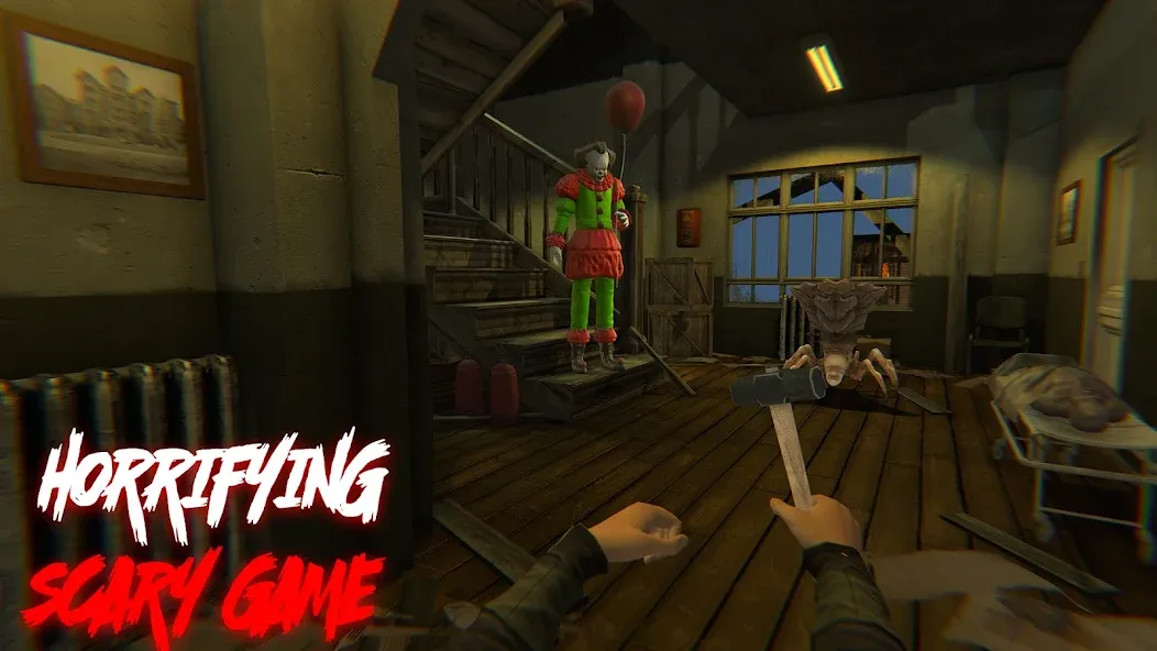 Horror Clown - Scary Ghost МОД/Взлом [Много монет, Открытые уровни и Мега MOD] Screenshot 3
