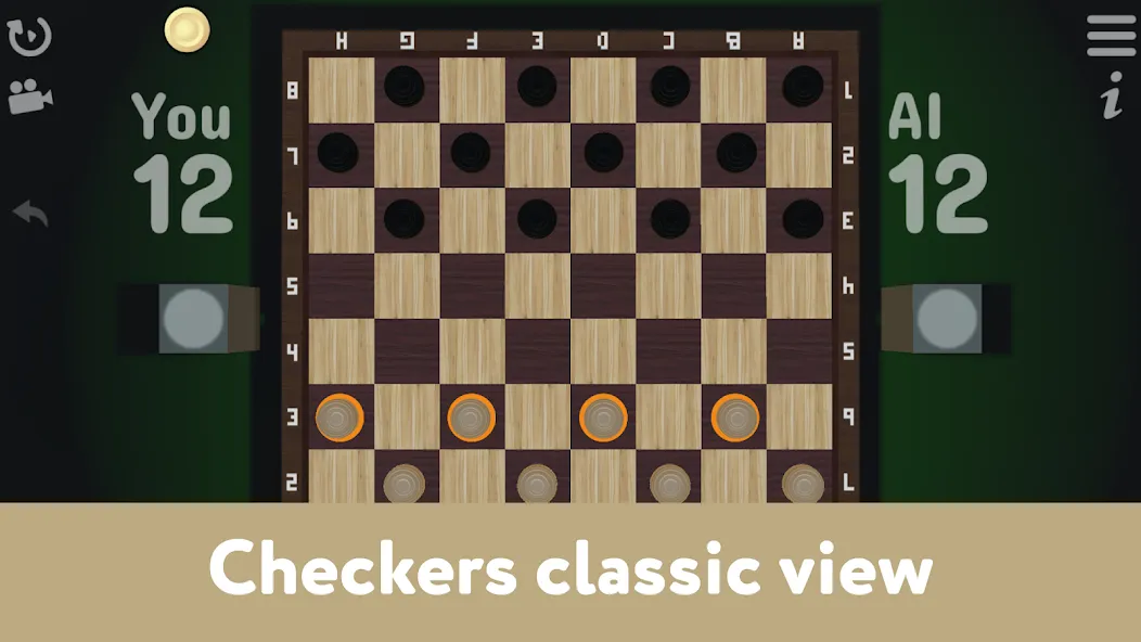 Checkers for two - Draughts МОД/Взлом [Все открыто, Дополнительные деньги и Меню MOD] Screenshot 1