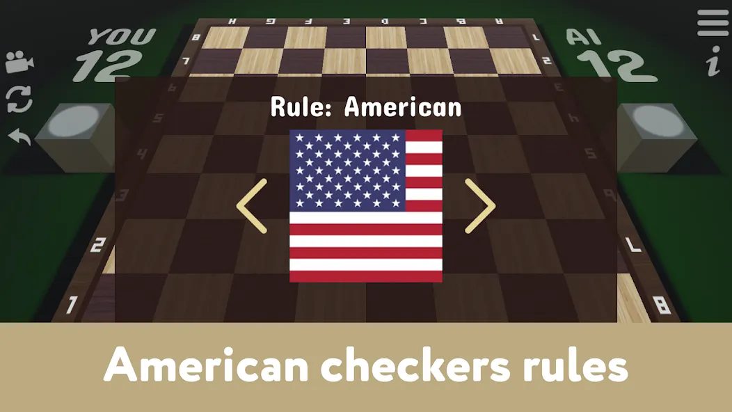 Checkers for two - Draughts МОД/Взлом [Все открыто, Дополнительные деньги и Меню MOD] Screenshot 3