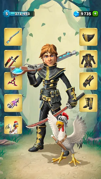 Heroics Epic Legend of Archero (Героическая эпическая легенда Арчеро) МОД/Взлом [Деньги, Монеты и Меню MOD] Screenshot 1