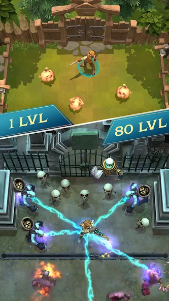 Heroics Epic Legend of Archero (Героическая эпическая легенда Арчеро) МОД/Взлом [Деньги, Монеты и Меню MOD] Screenshot 2
