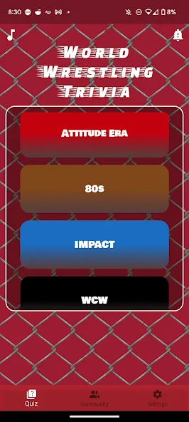 World Wrestling Trivia (Уорлд Рестлинг Тривия) МОД/Взлом [Много денег, Монет и Все открыто] Screenshot 2