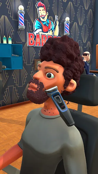 Fade Master 3D: Barber Shop (Фейд Мастер 3Д) МОД/Взлом [Все открыто, Дополнительные деньги и Меню MOD] Screenshot 1